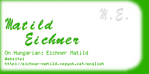 matild eichner business card